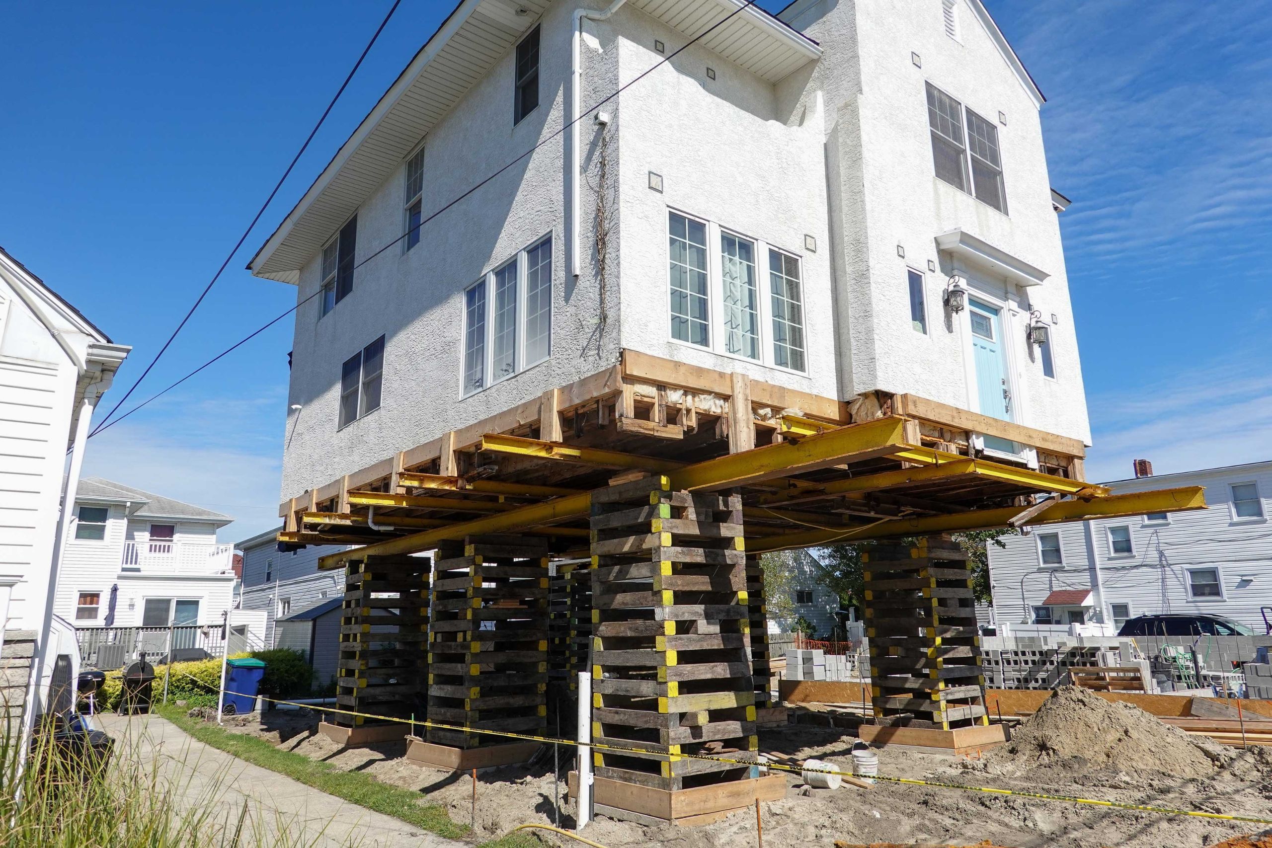 Located in Staten Island, New York, we are a company that specializes in house lifting, small distance house moving, piles and foundations.